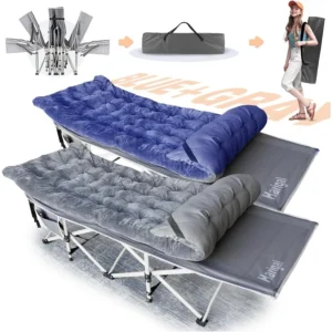 Camping with Comfortable Mattress Heavy Duty Folding Cot