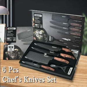 Kitchen  Stainless Steel Knife, 6-Piece Set