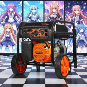 5600W Portable Generator with 224cc Engine, Transfer Switch