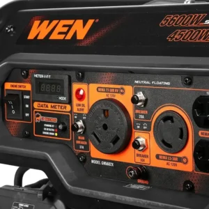 5600-Watt Portable Generator, Electric Start, 224cc, Transfer-Switch
